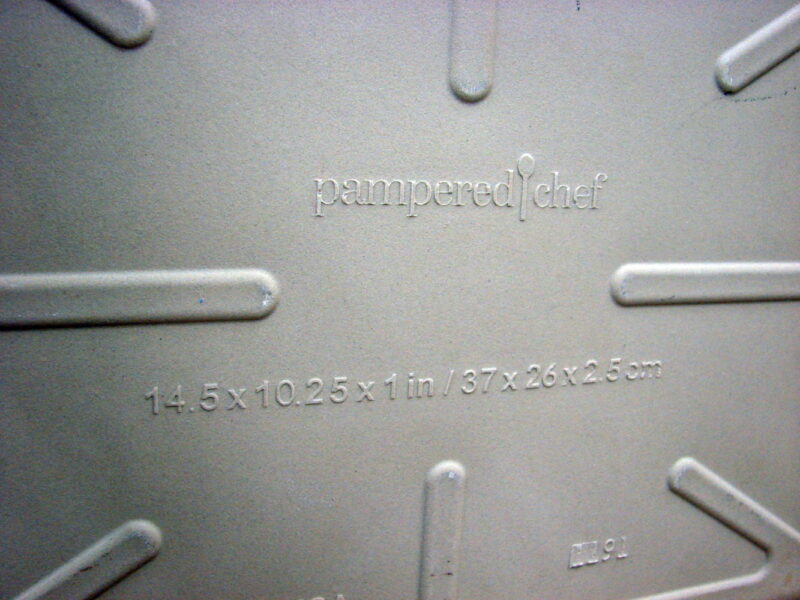 Pampered Chef Stoneware Bar Pan Cookie Sheet 14 1/2 x 10 1/4 x 1, Moose-R-Us.Com Antiques Collectibles Log Cabin Decor
