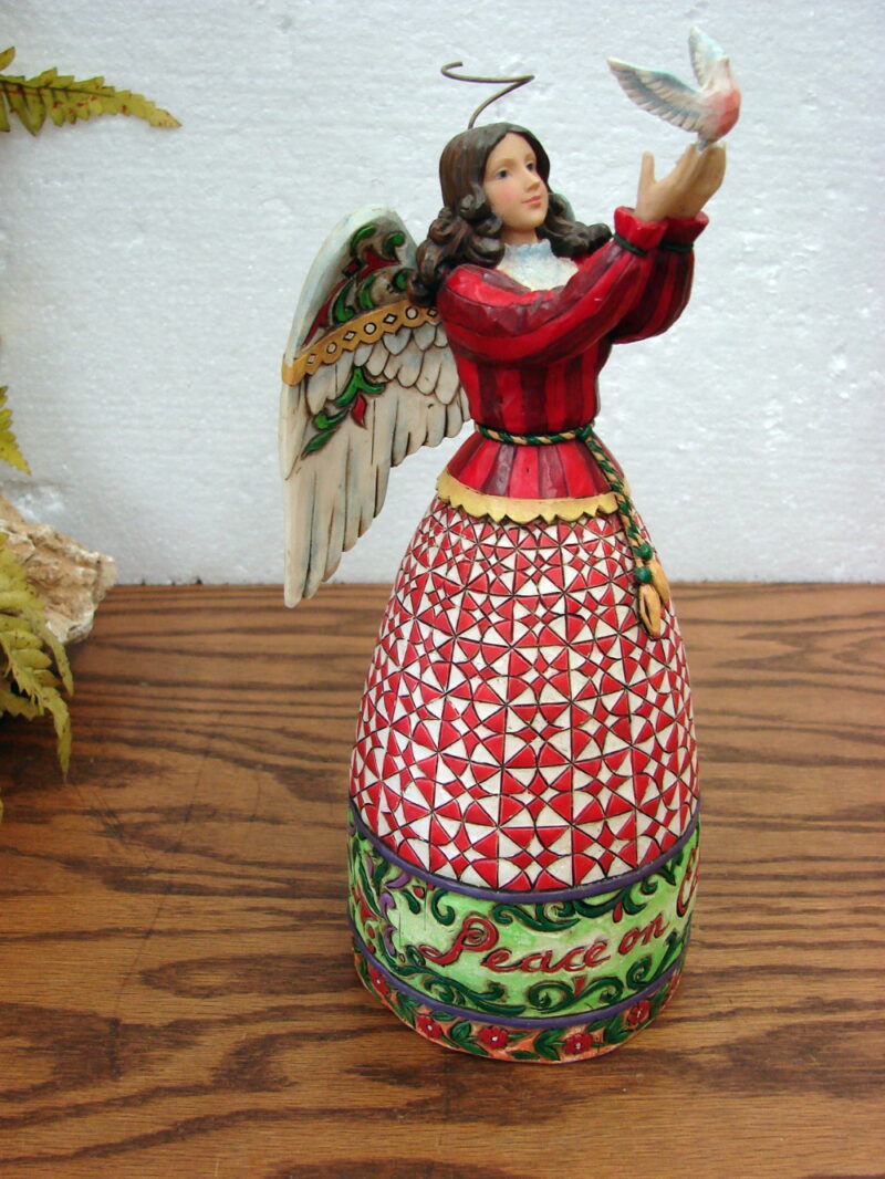 Jim Shore Heartwood Creek Peace on Earth Angel #C4005273 - Moose-R