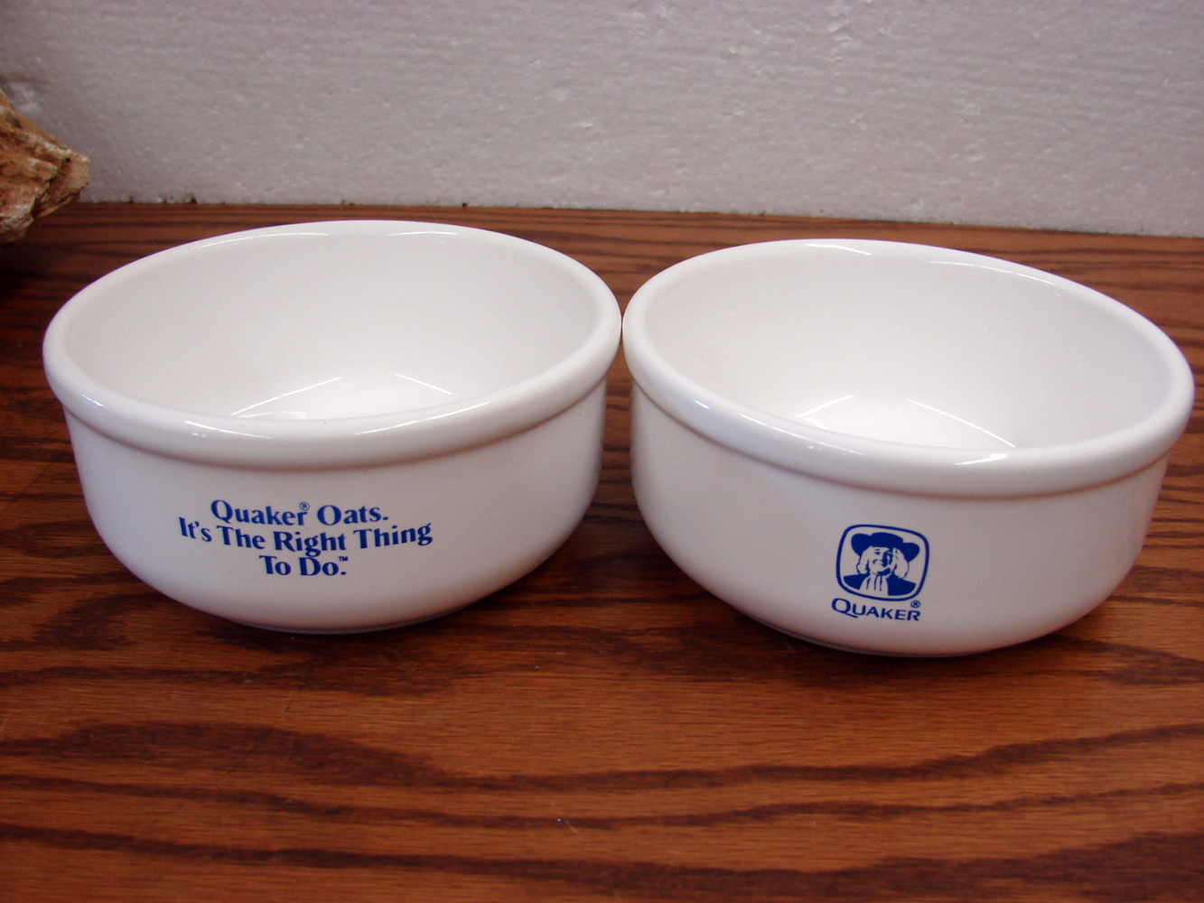 Set/2 Vintage Quaker Oatmeal Bowls Waechtersbach Spain