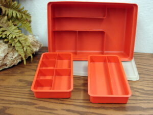 Pampered Chef Tortilla Warmer Tupperware Hard Taco Shell Holders, Moose-R-Us.Com Antiques Collectibles Log Cabin Decor