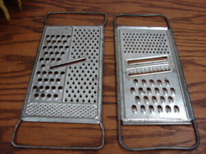 Set/2 Vintage All in One and Ekco Grater Zester Slicer Stainless Steel