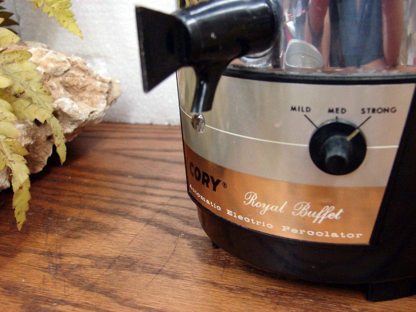 Vintage Cory 6-20 Cup Chrome Stainless Royal Buffet Coffee Percolator w/ Original Box - Image 3