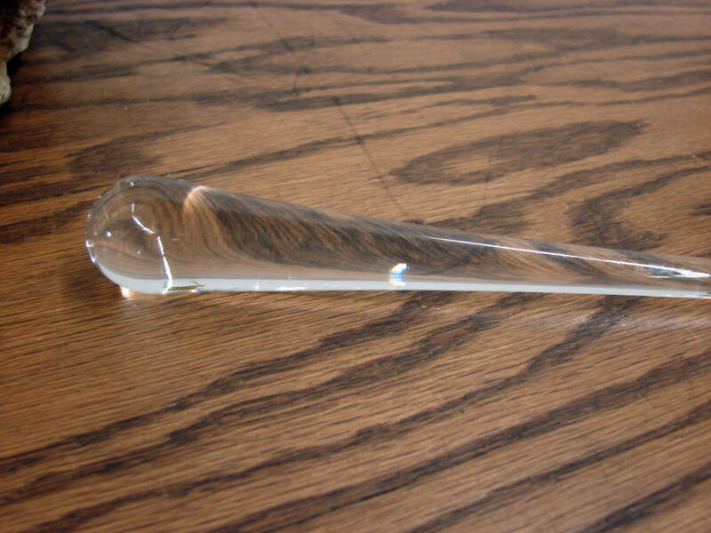 Vintage Hand Blown Clear Glass Cocktail Muddler Swizzler Stir Stick 12&#8243;, Moose-R-Us.Com Antiques Collectibles Log Cabin Decor