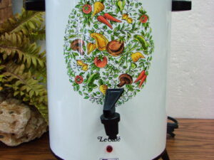 Vintage MCM Le Cafe Spice of Life Coffee Percolator Kmart 30 Cup