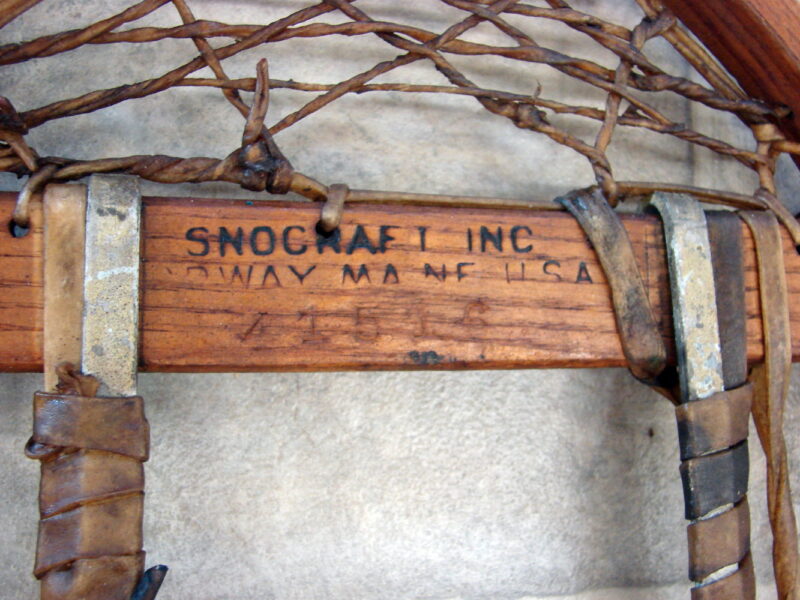 Vintage Ski Lodge Decor Bear Paw Snowshoes WWII 10th Mtn Division Snow Shoe, Moose-R-Us.Com Antiques Collectibles Log Cabin Decor