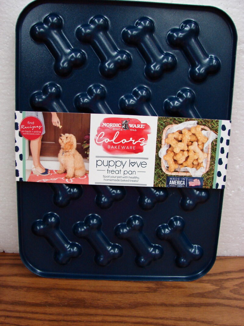 Brand New Nordic Ware Homemade Healthy Dog Treat Pan Bone Shaped, Moose-R-Us.Com Antiques Collectibles Log Cabin Decor