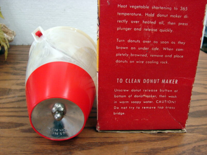 Vintage Popeil&#8217;s Doughnut Dough Dropper Maker Original Box Retro 1950’s, Moose-R-Us.Com Antiques Collectibles Log Cabin Decor