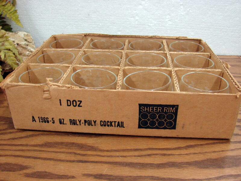 Set/12 Vintage Princess House Etched Roly-Poly Cocktail Glasses 5 oz, Moose-R-Us.Com Antiques Collectibles Log Cabin Decor