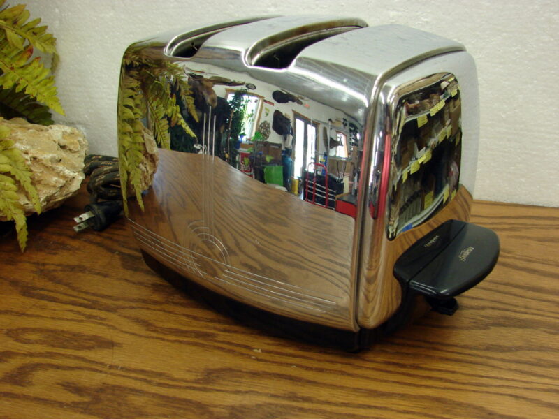 Vintage Sunbeam T-20 Radiant Auto Drop Rise Toaster Chrome Tested 1950&#8217;s, Moose-R-Us.Com Antiques Collectibles Log Cabin Decor