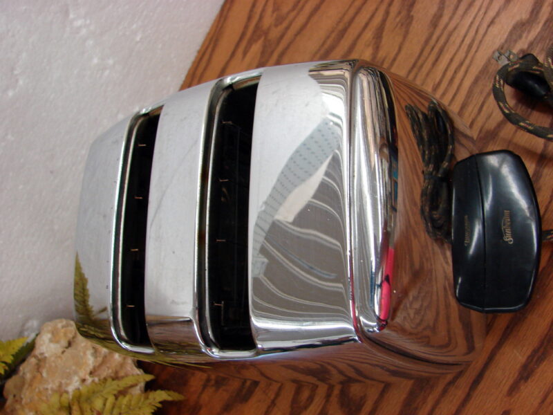 Vintage Sunbeam T-20 Radiant Auto Drop Rise Toaster Chrome Tested 1950&#8217;s, Moose-R-Us.Com Antiques Collectibles Log Cabin Decor