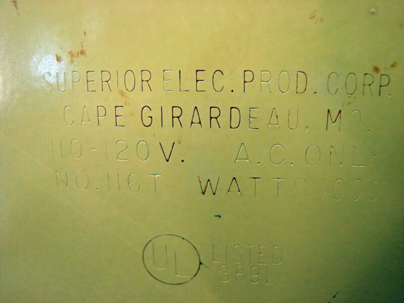 Vintage Superlectric Super Six Electric Teflon 6 Donut Baker Yellow Floral #166T, Moose-R-Us.Com Antiques Collectibles Log Cabin Decor