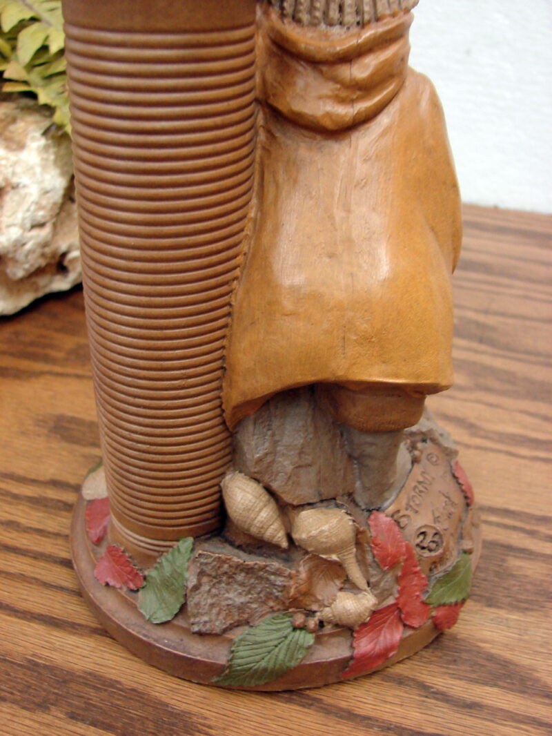 Retired Tom Clark Gnome Stormy Pecan Resin Figurine 1993 Cairn Studios, Moose-R-Us.Com Antiques Collectibles Log Cabin Decor