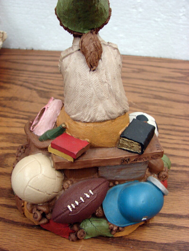 Retired Tom Clark Gnome Taxi Mom Pecan Resin Figurine 1998 Cairn Studios, Moose-R-Us.Com Antiques Collectibles Log Cabin Decor