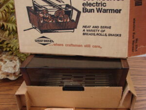Brand New Vintage West Bend See'n Serve Electric Bun Warmer #5114