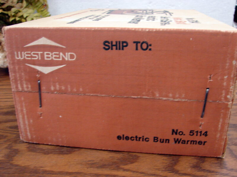 Brand New Vintage West Bend See&#8217;n Serve Electric Bun Warmer #5114, Moose-R-Us.Com Antiques Collectibles Log Cabin Decor