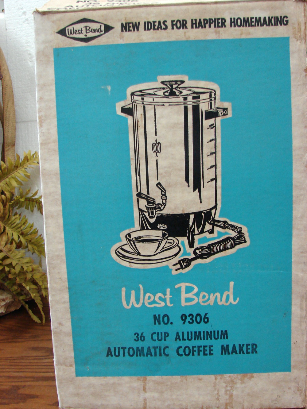 Vintage West Bend Automatic Coffee Maker 36 Cup #9306 Original Box Tested - Image 8