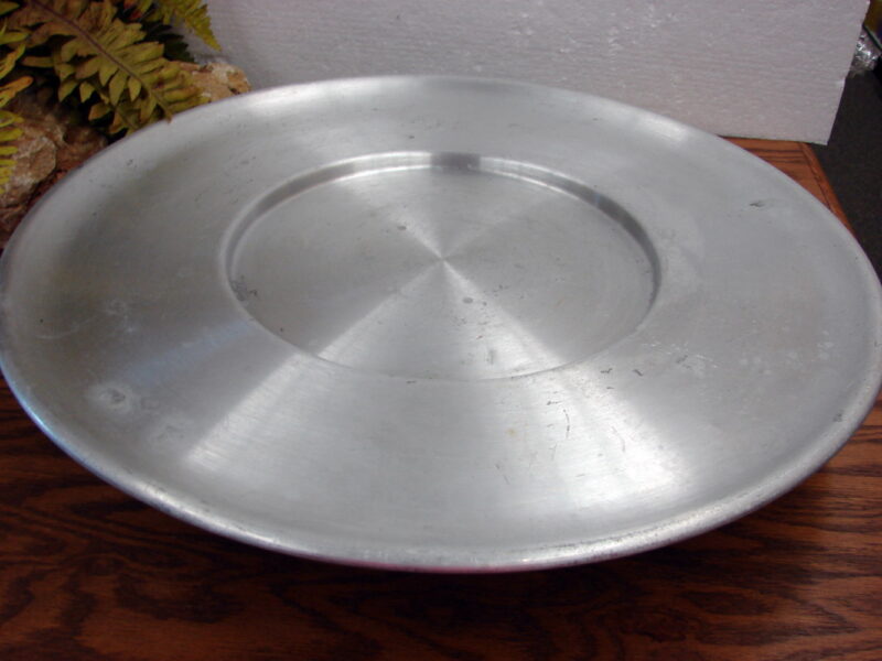 Vintage Oversized  20&#8243; West Bend Aluminum Lazy Susan Tray, Moose-R-Us.Com Antiques Collectibles Log Cabin Decor