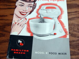 Vintage Hamilton Beach Model K Mixer Recipe Instruction Booklet 41 Pages