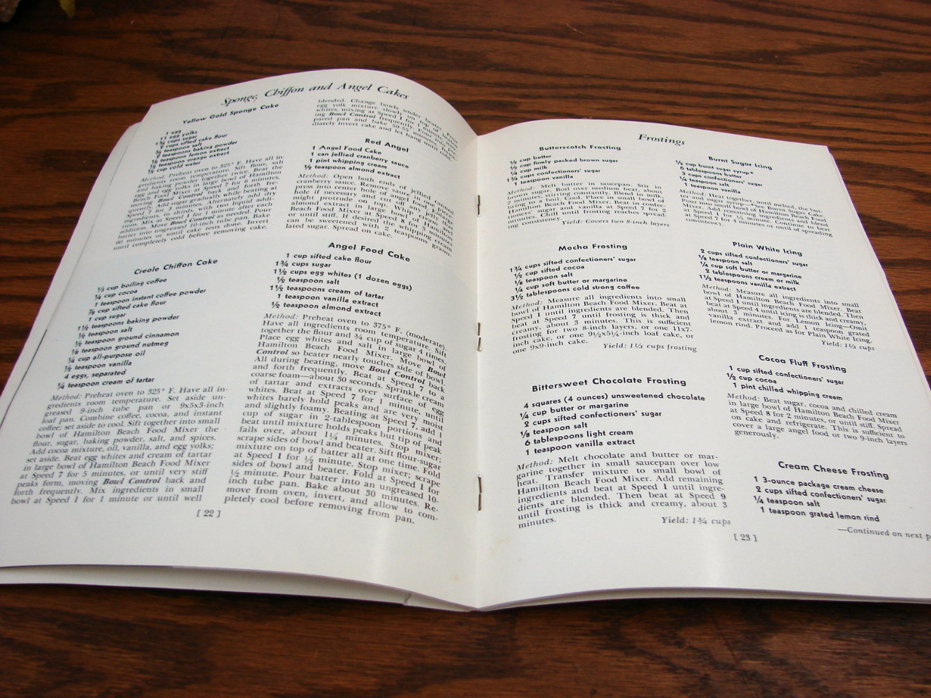 Vintage Hamilton Beach Model K Mixer Recipe Instruction Booklet 41 Pages - Image 2