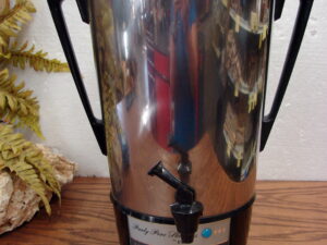 Vintage Cory 8-30 Cup Chrome Stainless Party Perc Automatic Coffee Percolator