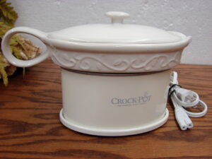 Like New Rival Crock Pot Ceramic Gravy Boat Electric Warmer Tabletop