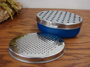 Ikea Chosigt 3 Pc Grater Royal Blue Stainless Steel Heads