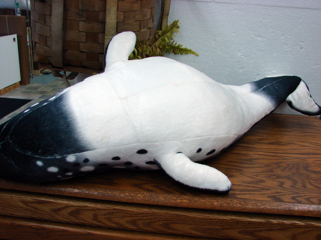 Used Jumbo Melissa & Doug Realistic Lifelike Plush Narwhal Giant Stuffed Animal - Image 5