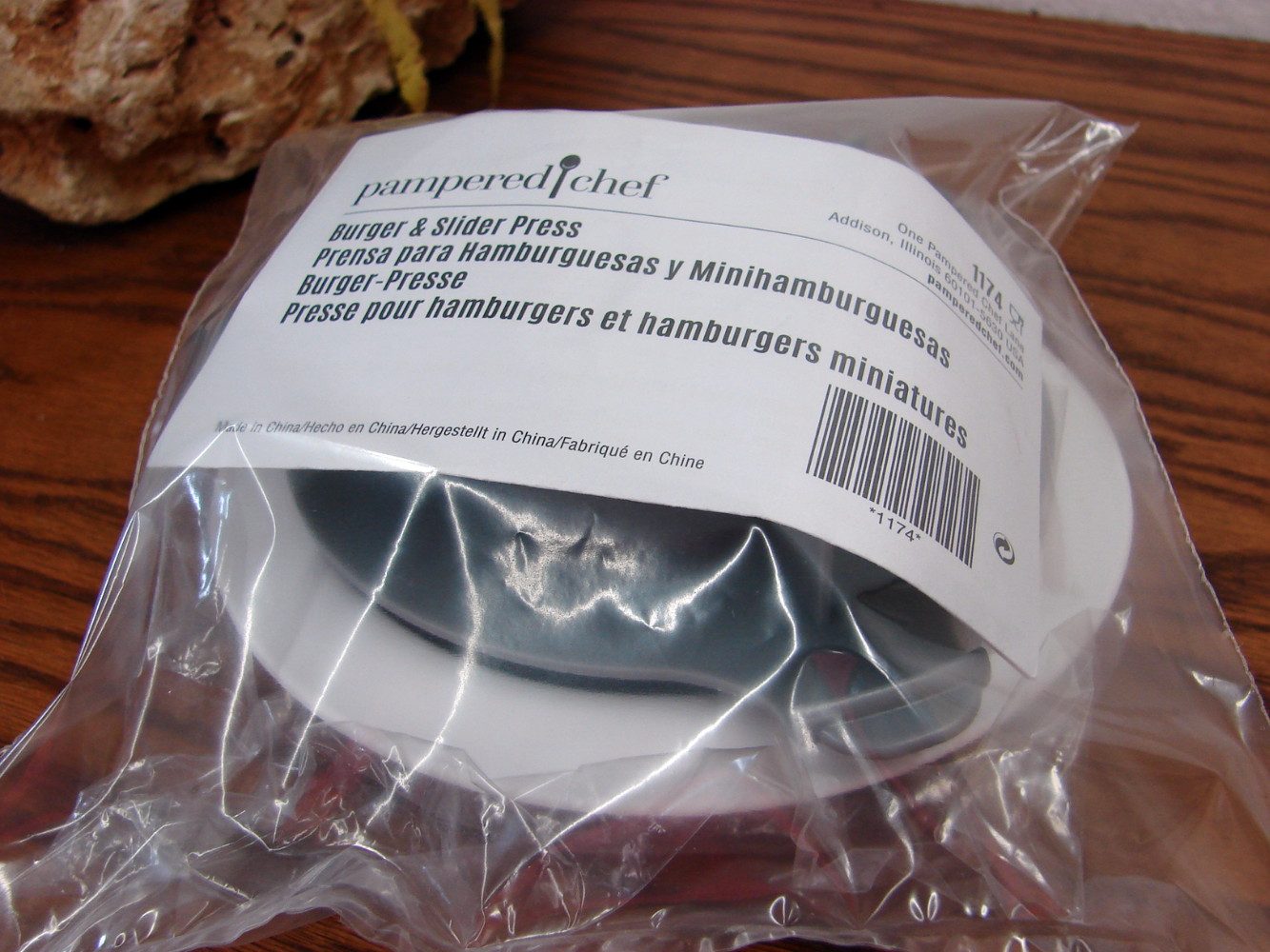 Brand New Pampered Chef #1174 Burger Slider Press