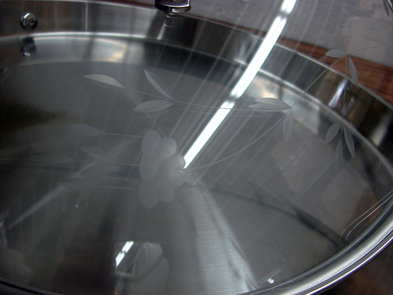 Brand New Princess House 13" Stainless Steel Induction Ready Sear Pan w/ Etched Glass Lid - Image 5