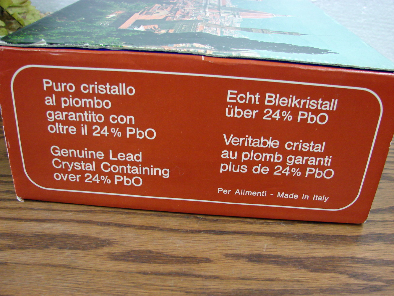 Like New Set/6 Royal Crystal Rock Italy Zeus Cut Champagne Sherbet RCR Box - Image 3