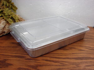 Vintage Rema Air Bake Double Wall Aluminum Lasagna Cake Pan with Lid 13 x 9