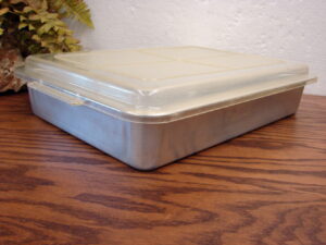 Vintage Rema Air Bake Double Wall Aluminum Lasagna Cake AirBake Pan with Lid 13 x 9