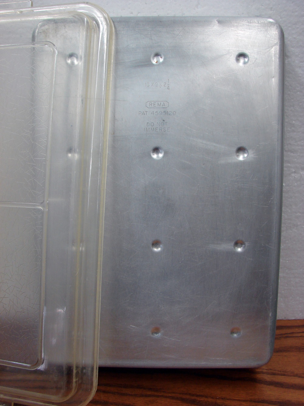 Vintage Rema Air Bake Double Wall Aluminum Lasagna Cake AirBake Pan with Lid 13 x 9 - Image 3