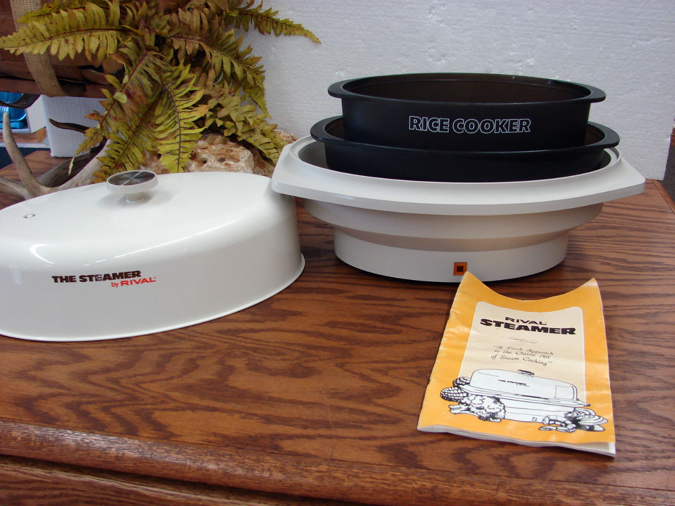 Rival Automatic The Steamer Rice Cooker #4450 Electric Steam Basket Rice Bowl - Image 2