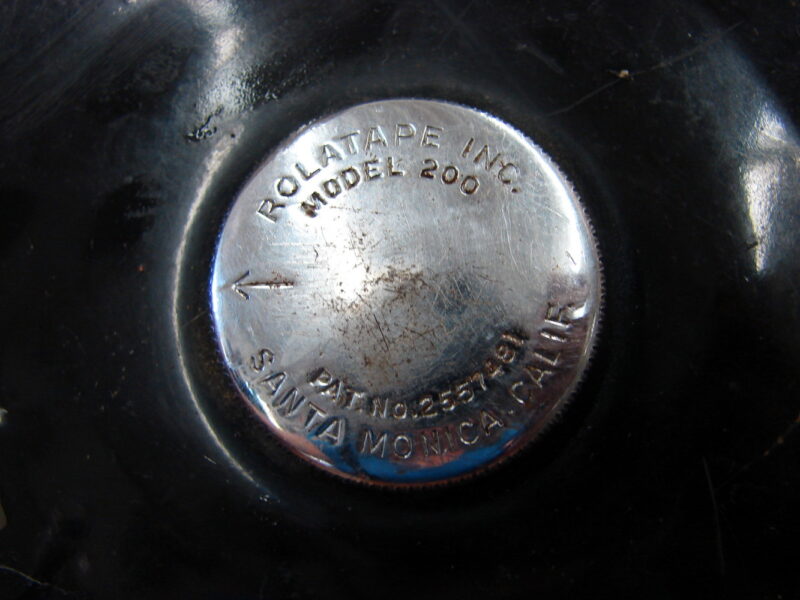 Vintage Mid Century Walking Rolatape Measure Surveyors Ground Measuring #200 - Image 3