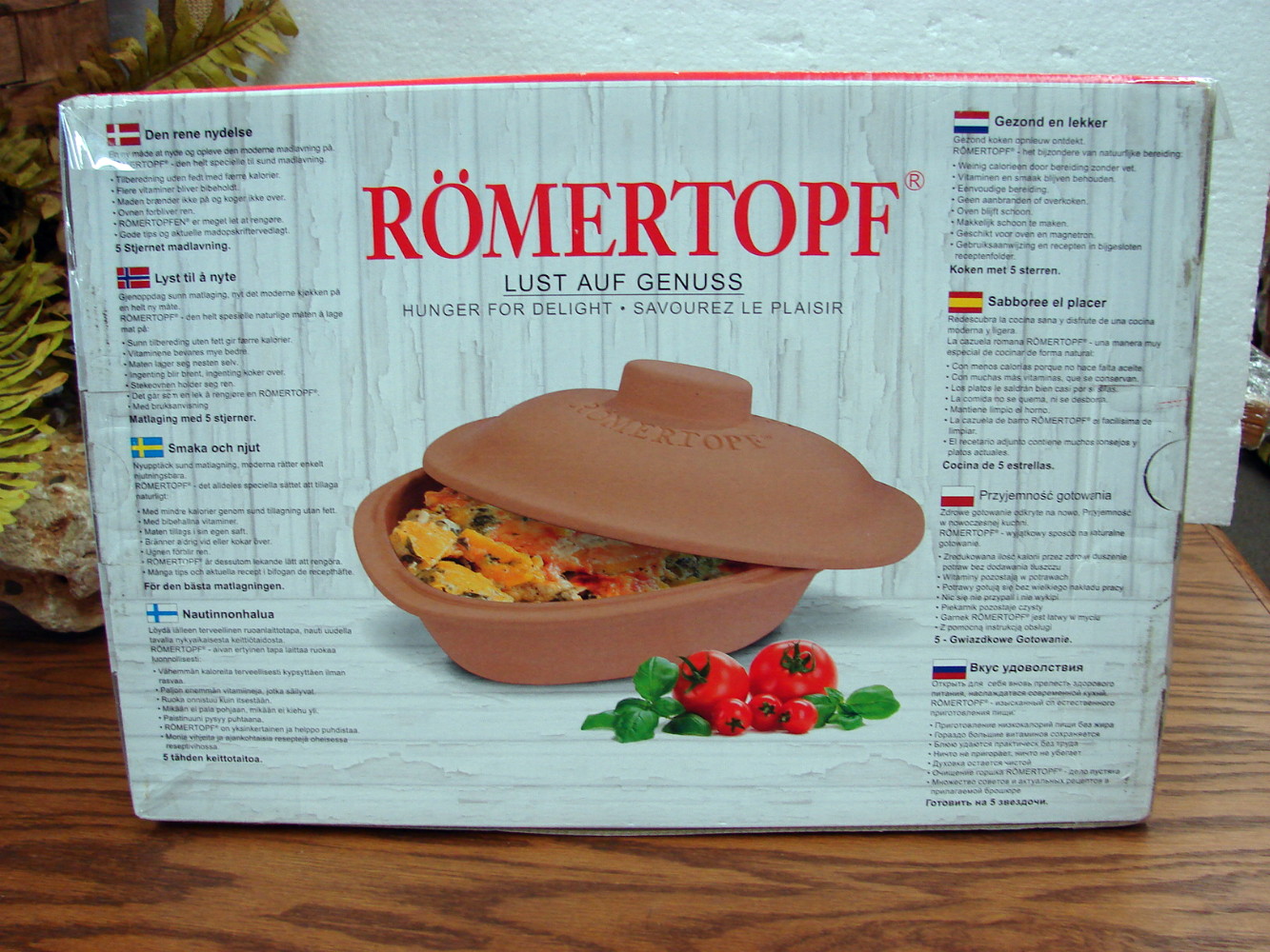 Brand New in Box Romertopf Terra Cotta Clay Roaster Baker 4 Person Germany - Image 2
