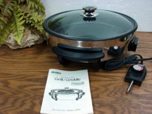 Ultrex Innova #14064 Non Stick Stainless Steel Grill Griddle Cooking Pan Tested Working
