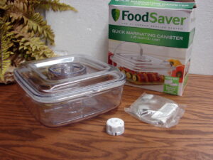 Brand New FoodSaver Quick Marinating Square Vacuum Seal Container 2.25 Qt