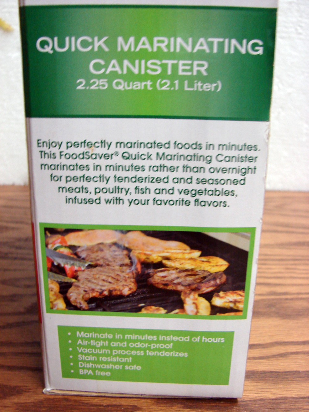 Brand New FoodSaver Quick Marinating Square Vacuum Seal Container 2.25 Qt - Image 3