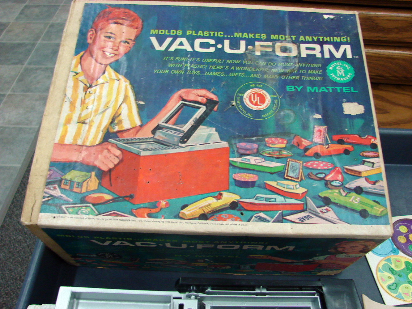 Vintage Mattel 1962 VAC-U-FORM Plastics Toy Tested Working - Image 6