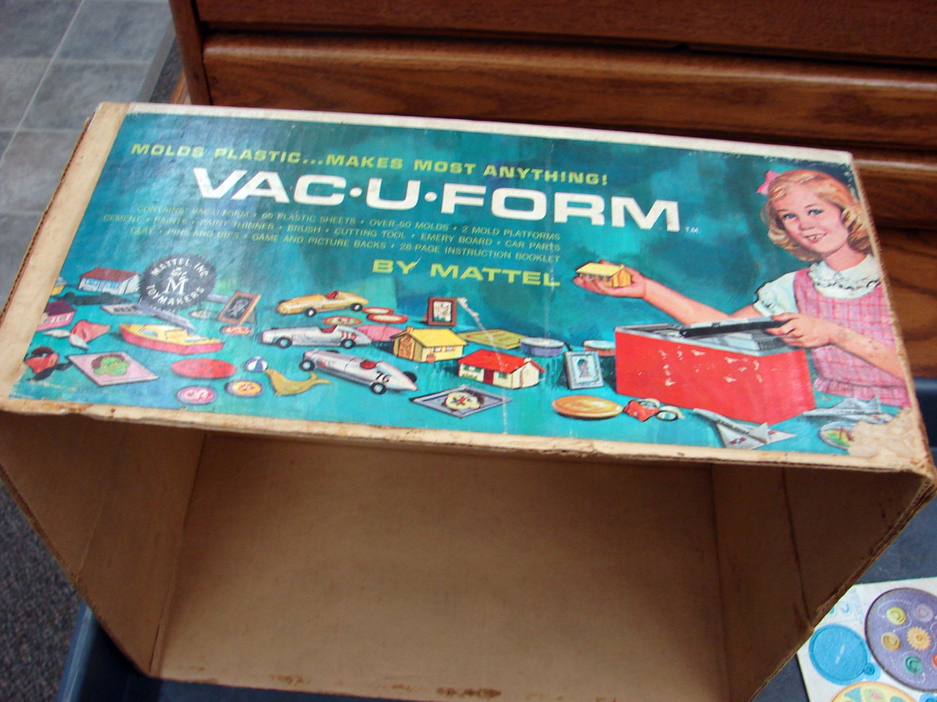 Vintage Mattel 1962 VAC-U-FORM Plastics Toy Tested Working - Image 7