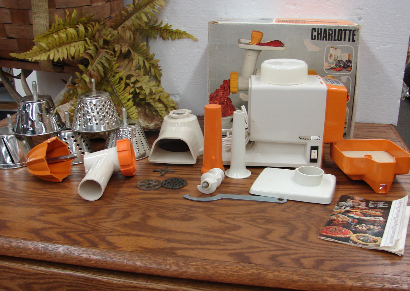 Moulinex Charlotte Food Processor Electric Meat Grinder Juicer Salad Maker