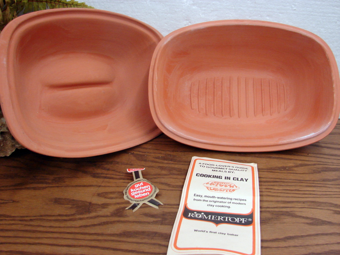 Brand New Romertopf Terra Cotta Clay Roaster Baker 111 West Germany - Image 2
