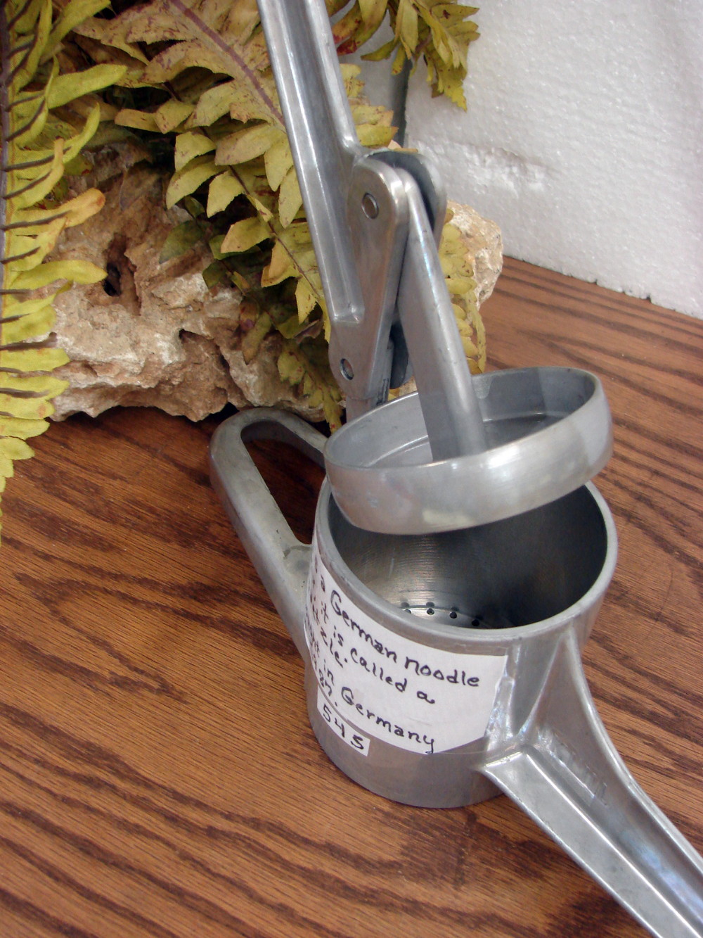 Vintage Cast Aluminum Kull Original Spatzles Schwob Maker Egg Pasta Noodle Germany - Image 2