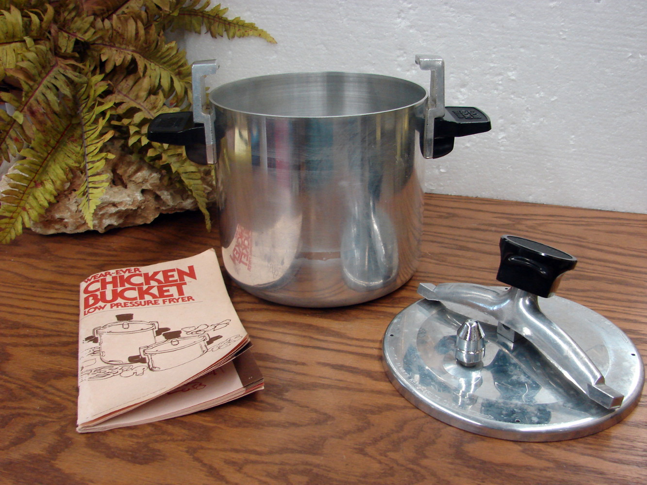 Vintage Wear-Ever Low Pressure Chicken Bucket Fryer Complete w/ Book