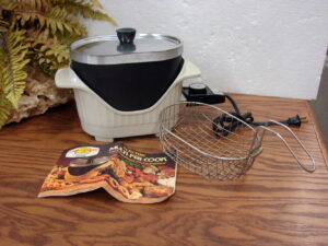 Complete Vintage Nordic Ware Individual Electric Deep Fryer Multi-Fri Frying Machine Tested