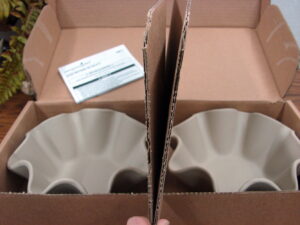 Set/2 Brand New Pampered Chef Stoneware Tortilla Shell Bakers #1386