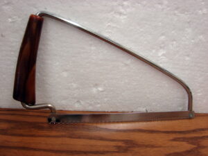Vintage Langner Hostess Frozen Food Saw Knife Bakelite Handle Like New