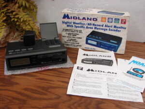 Midland NOAA Digital Weather Alert Monitor #74-200 Tested Working Original Box