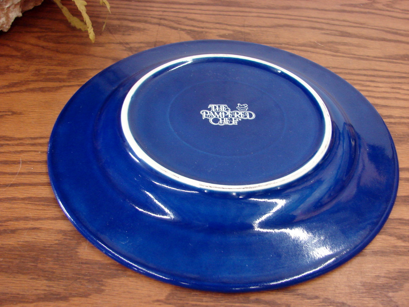 Pampered Chef Blue Special Occasion This is your Day Celebrate Plate - Image 2